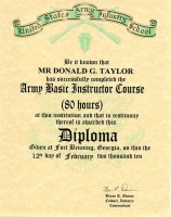 US Army Infantry School Basic Instructor Training